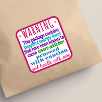 Cute Warning Label Stickers