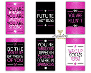 Motivational Cards - Pink