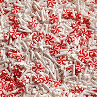 Christmas White Sprinkles Clay Pieces