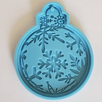 Holiday Bulb Mold - Snowflake Offset