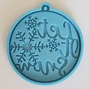 Holiday Bulb Mold - Let It Snow