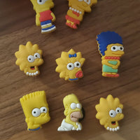 Simpsons Croc Charms