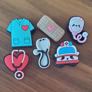 Nurse Croc Charms