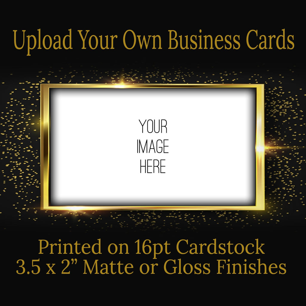 Upload Your Own Business Cards