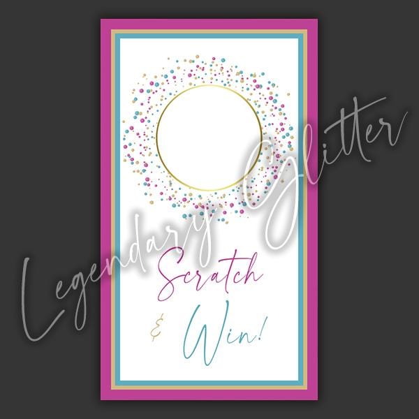 Confetti Scratch Off Cards