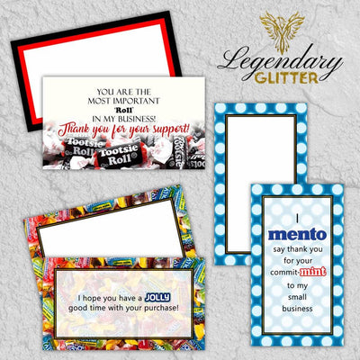 Candy Customer Thank You Cards