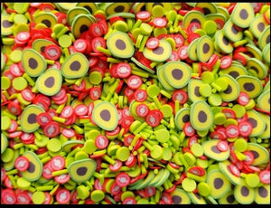 Avocados and Tomatoes Clay Pieces