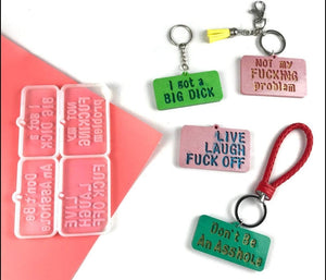 Dirty Sayings Keychain Mold