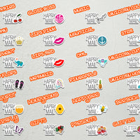 Happy Mail Stickers
