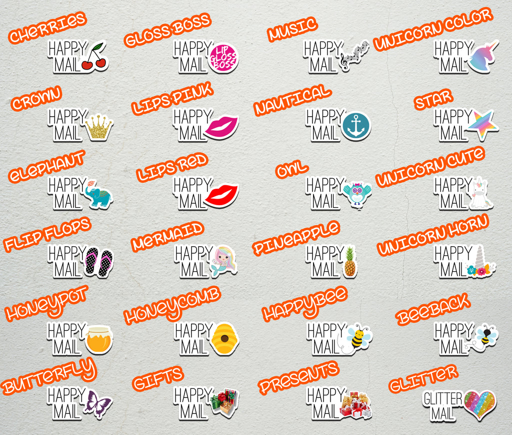 Happy Mail Stickers