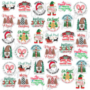 Small Business HOLIDAY Vinyl Stickers, set of 36