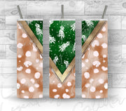 Deer Fur Green Tree Printed Vinyl