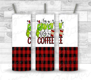 Grinch Buffalo Plaid Printed Vinyl