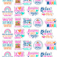Small Business Vinyl Stickers, set of 27