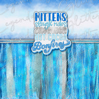 Mittens Sleigh Rides Christmas Printed Vinyl