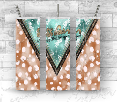 Oh Deer It's Christmas Again Printed Vinyl