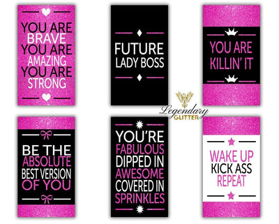 Motivational Cards - Pink