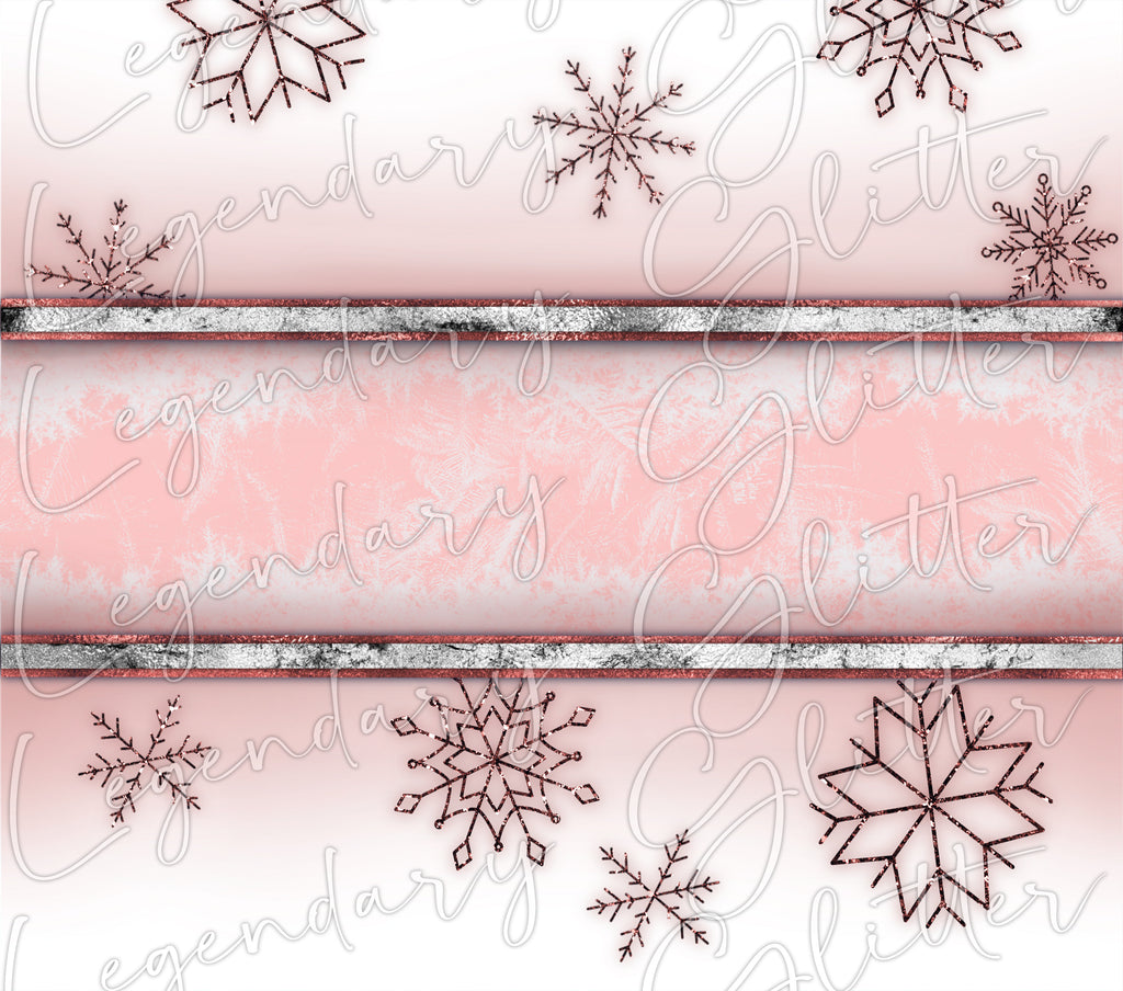 Pink Winter Wonderland Printed Vinyl