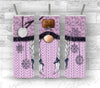 Purple Snow Gnome Printed Vinyl